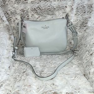 Brand New Kate Spade Crossbody in Moonlight (Cloud Gray)